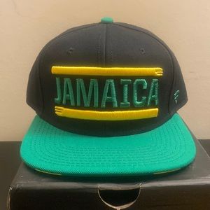 BRAND NEW, NEVER WORN FANATICS JAMAICA SNAPBACK